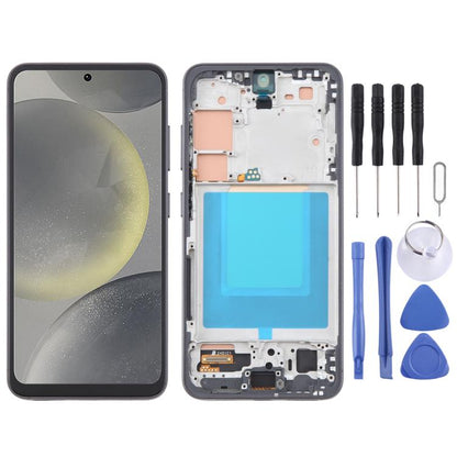 Écran LCD TFT complet avec numériseur et cadre pour Samsung Galaxy S24 5G SM-S921B (sans lecteur d'empreintes digitales)., For Samsung Galaxy S24 5G