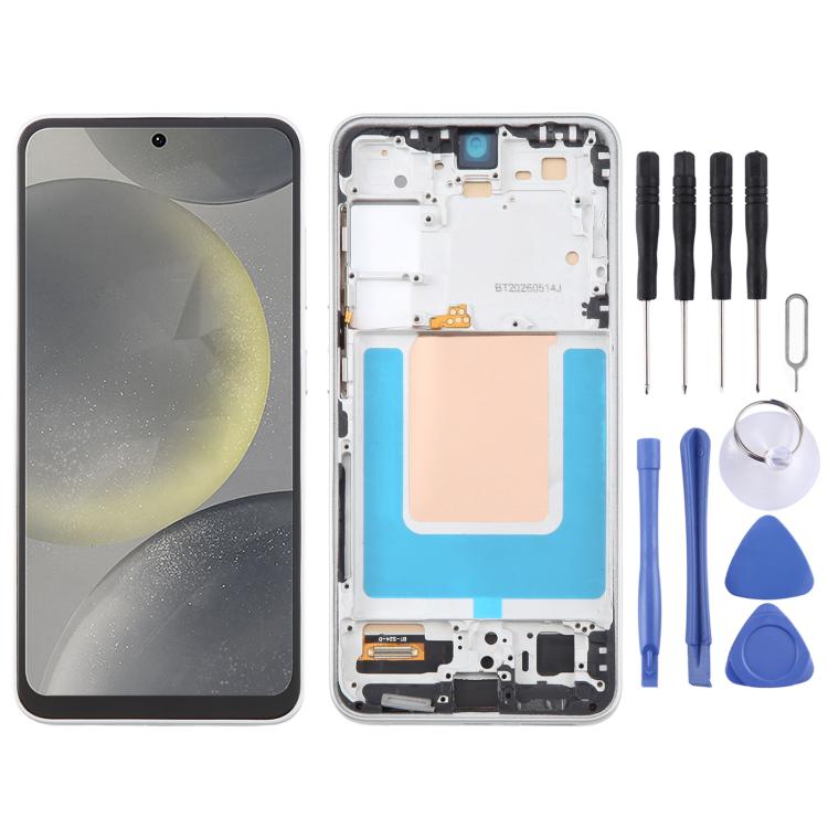 Écran LCD TFT complet avec numériseur et cadre pour Samsung Galaxy S24 5G SM-S921B (sans lecteur d'empreintes digitales)., For Samsung Galaxy S24 5G