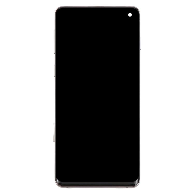 Écran OLED LCD complet avec cadre pour Samsung Galaxy S10 4G SM-G973, For Samsung Galaxy S10 4G