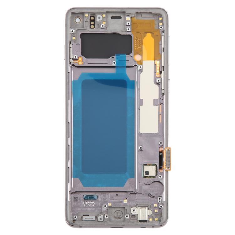 Écran OLED LCD complet avec cadre pour Samsung Galaxy S10 4G SM-G973, For Samsung Galaxy S10 4G