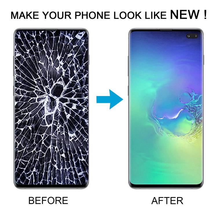 Écran OLED LCD complet avec cadre pour Samsung Galaxy S10+ 4G SM-G975, For Samsung Galaxy S10+ 4G