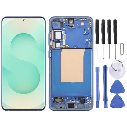 Écran OLED LCD complet avec cadre pour Samsung Galaxy S25+ SM-S936B, For Samsung Galaxy S25+(OLED)