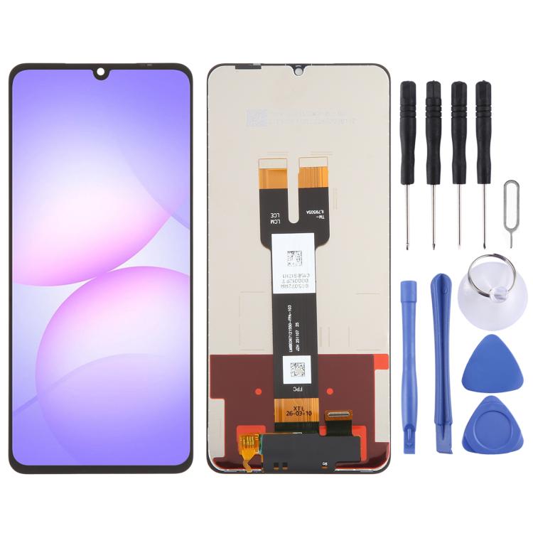 Écran LCD d'origine avec numériseur et ensemble complet pour Samsung Galaxy A07 5G SM-A076B, For Samsung Galaxy A07 5G(Original)