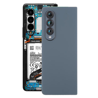 Coque arrière de batterie d'origine pour Samsung Galaxy Z Fold4 SM-F936B, For Galaxy Z Fold4(Original,with Lens Frame)
