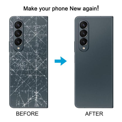 Coque arrière de batterie d'origine pour Samsung Galaxy Z Fold4 SM-F936B, For Galaxy Z Fold4(Original,with Lens Frame)