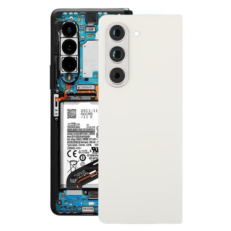 Coque arrière de batterie d'origine avec cadre d'objectif pour Galaxy Z Fold5 SM-F946B, For Galaxy Z Fold5(Original,with Lens Frame)