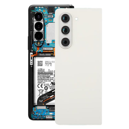 Coque arrière de batterie d'origine avec cadre d'objectif pour Galaxy Z Fold5 SM-F946B, For Galaxy Z Fold5(Original,with Lens Frame)