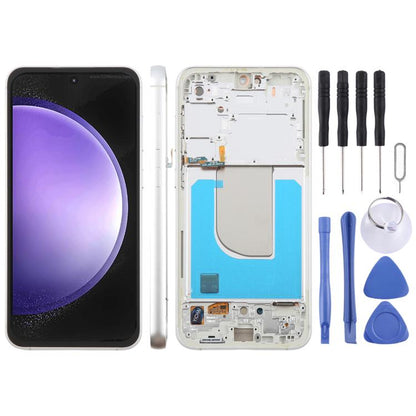 Écran LCD d'origine pour Galaxy S23 FE, numériseur complet avec cadre, For Galaxy S23 FE(Original)