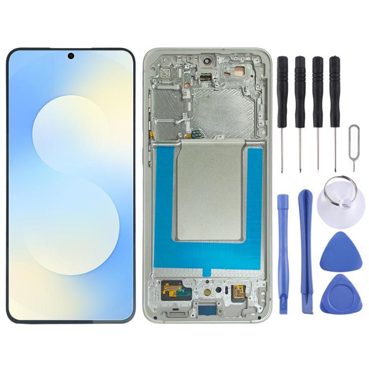 Écran LCD d'origine complet avec cadre pour Galaxy S25 FE SM-S731B, For Galaxy S25 FE(Original), For Galaxy S25 FE(Original Main LCD)