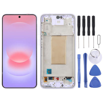 Écran OLED LCD 6,62 pouces avec cadre, numériseur et assemblage complets., For Galaxy A37