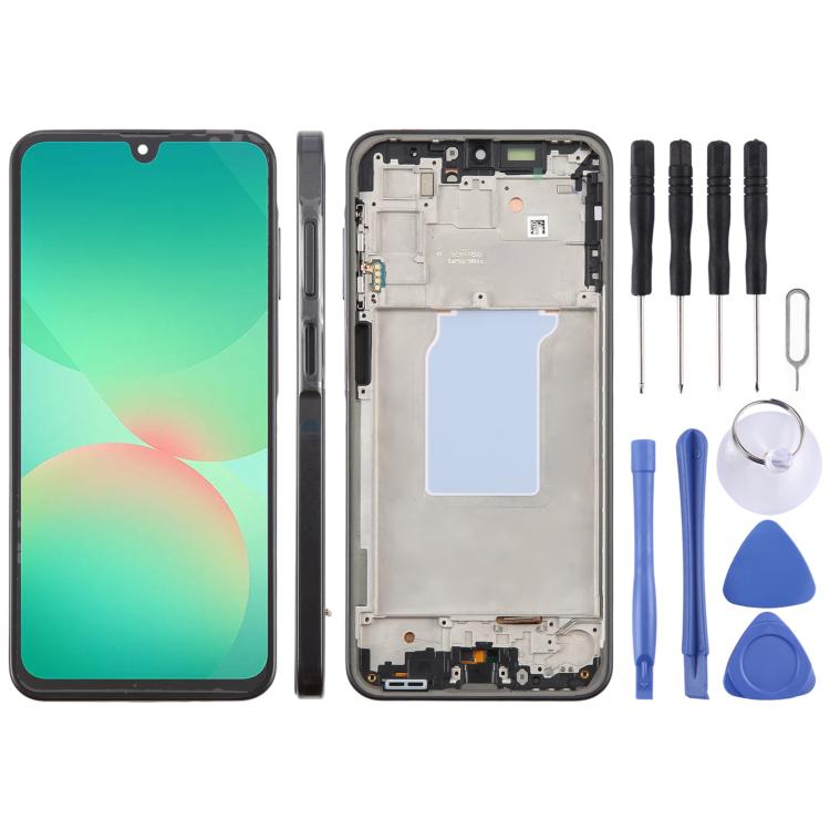 Écran LCD d'origine complet avec cadre pour Galaxy A26 SM-A266B, For Galaxy A26(Original)