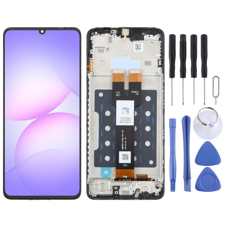 Écran LCD d'origine complet avec cadre pour Galaxy A07 5G SM-A076B, For Galaxy A07 5G(Original)