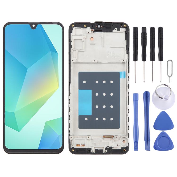 Écran LCD d'origine complet avec cadre pour Galaxy A16 5G SM-A166B version UE, For Galaxy A16 5G EU Version(Original)