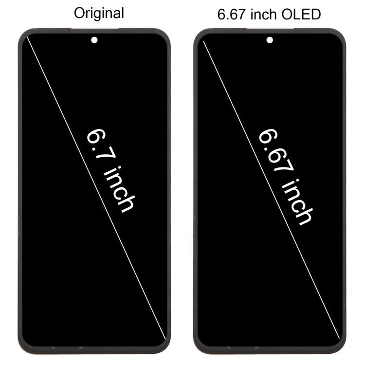 Écran OLED LCD 6,67 pouces avec numériseur (assemblage complet) pour Galaxy A56 SM-A566B, For Galaxy A56(OLED)