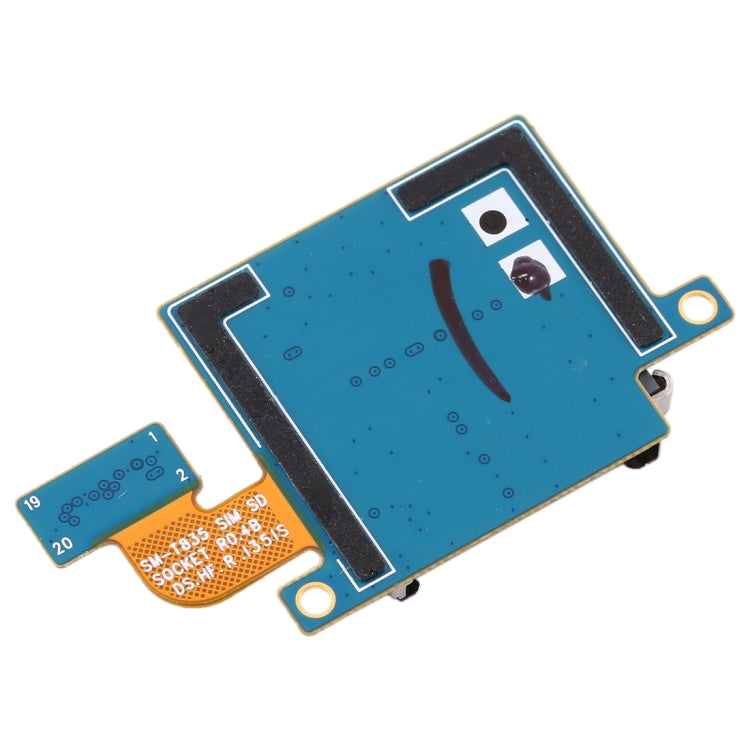 Pour Galaxy Tab S4 10.5 T835/T830 support de carte SIM prise câble flexible
