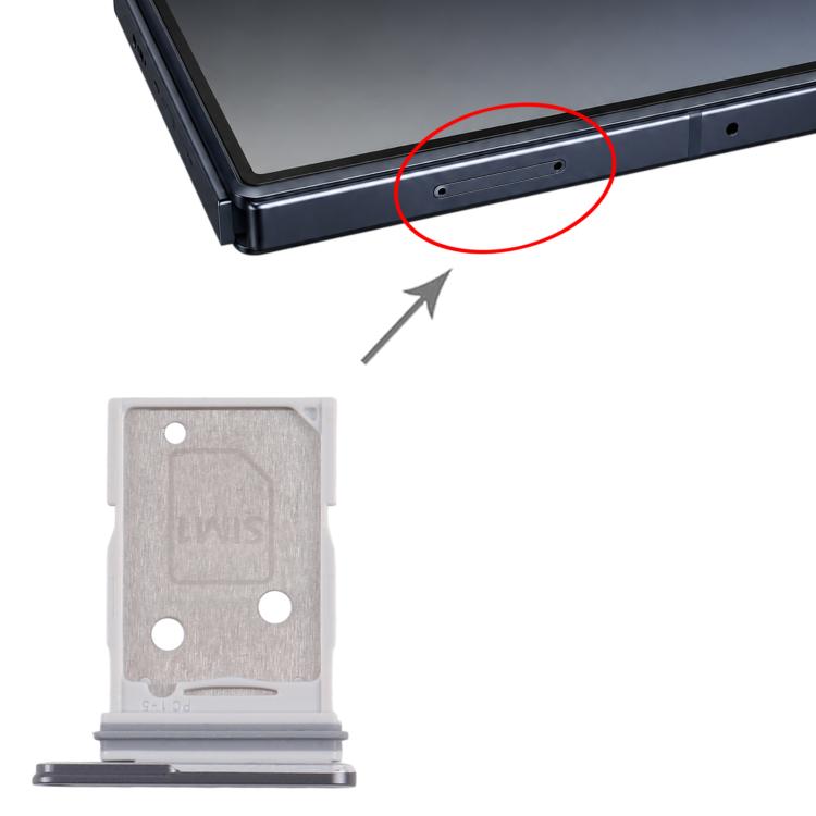 Tiroir de carte SIM d'origine pour Galaxy Z Fold8 SM-F971U, For Galaxy Z Fold8(Original)