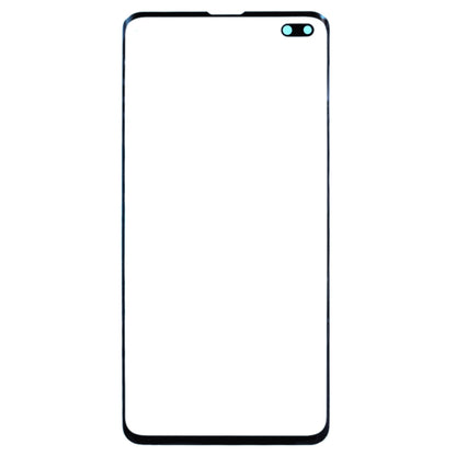 Pour Galaxy S10 + SM-G975F/DS, SM-G975U, SM-G975W, lentille extérieure en verre d'écran avant d'origine