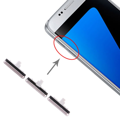 Pour Galaxy S7 10, jeu de touches latérales