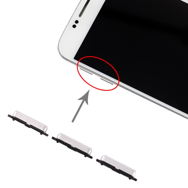Pour Galaxy S6 10, jeu de touches latérales