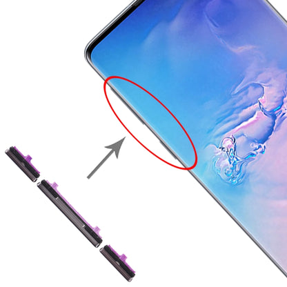 Pour Galaxy S10 / Galaxy S10+ 10 jeux de touches latérales