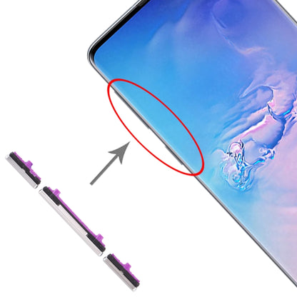 Pour Galaxy S10 / Galaxy S10+ 10 jeux de touches latérales