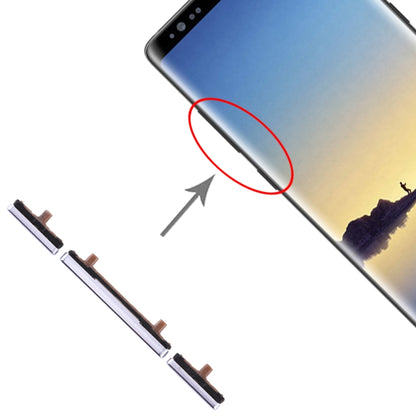 Pour Galaxy Note 8 10, jeu de touches latérales