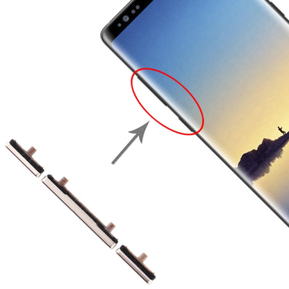 Pour Galaxy Note 8 10, jeu de touches latérales