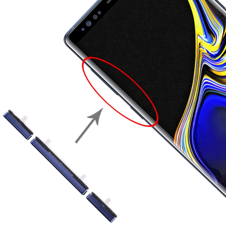 Pour Galaxy Note 9 10, jeu de touches latérales
