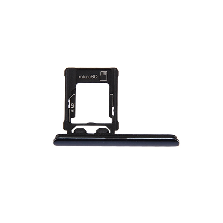 Plateau pour carte Micro SD/SIM + prise anti-poussière pour port de fente pour carte pour Sony Xperia XZ Premium (version double SIM)