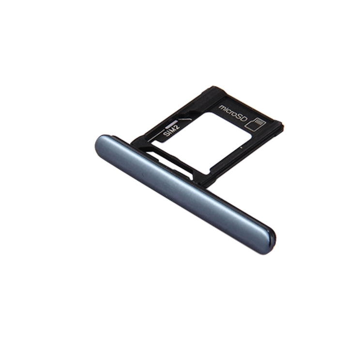 Plateau pour carte Micro SD/SIM + prise anti-poussière pour port de fente pour carte pour Sony Xperia XZ Premium (version double SIM)