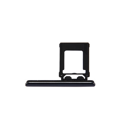 Plateau de carte Micro SD + prise anti-poussière de port de fente de carte pour Sony Xperia XZ Premium (version SIM unique)