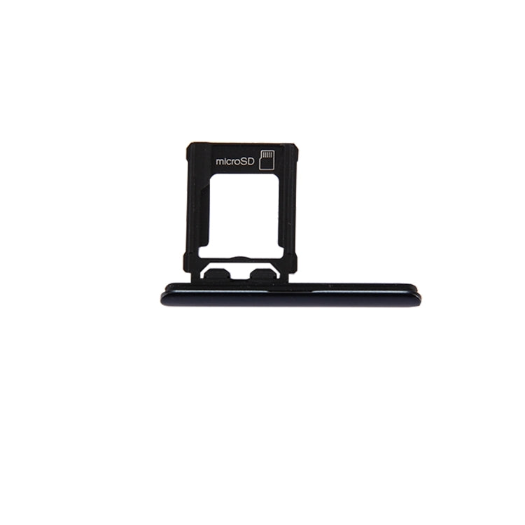 Plateau de carte Micro SD + prise anti-poussière de port de fente de carte pour Sony Xperia XZ Premium (version SIM unique)