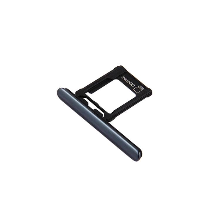 Plateau de carte Micro SD + prise anti-poussière de port de fente de carte pour Sony Xperia XZ Premium (version SIM unique)