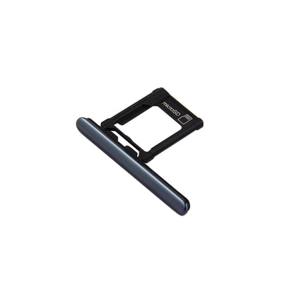 Plateau de carte Micro SD + prise anti-poussière de port de fente de carte pour Sony Xperia XZ Premium (version SIM unique)