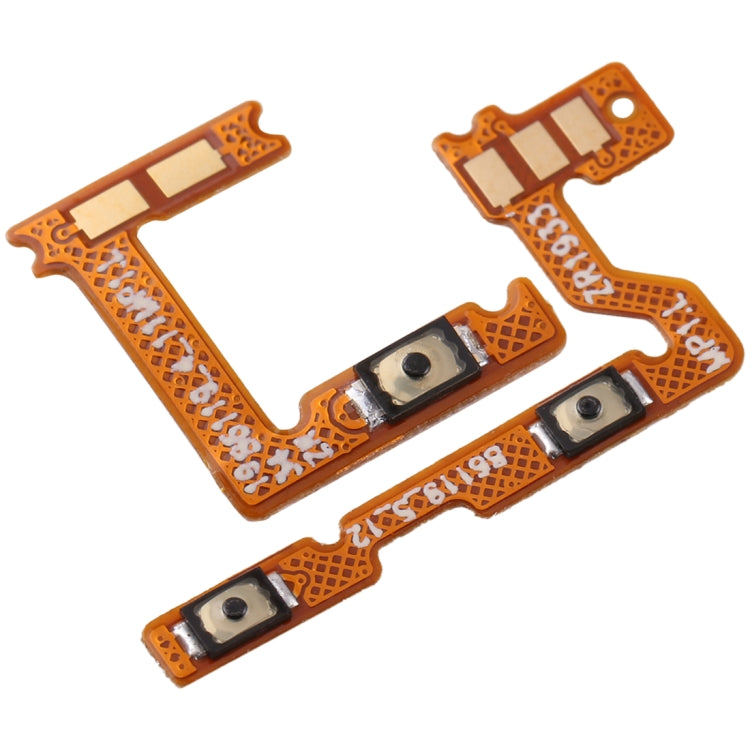 Pour Galaxy A20S, 1 paire de boutons d'alimentation et de boutons de volume, câble flexible