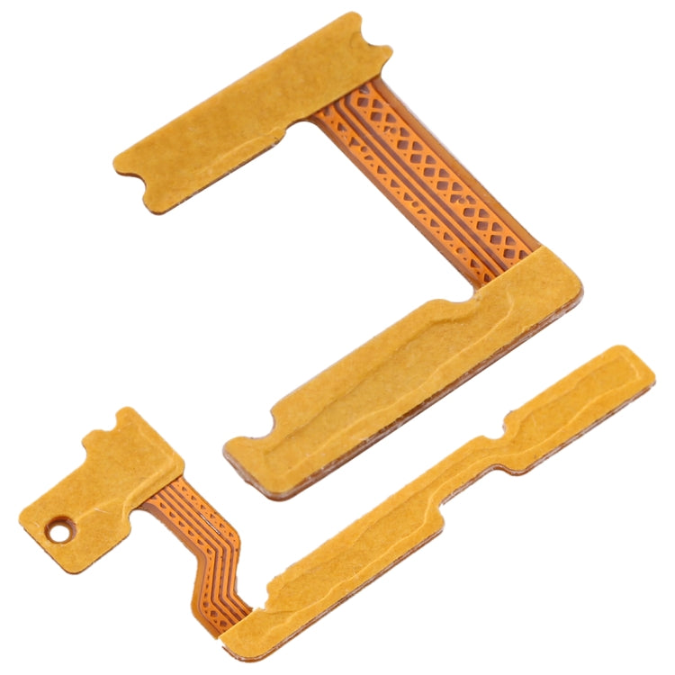 Pour Galaxy A20S, 1 paire de boutons d'alimentation et de boutons de volume, câble flexible