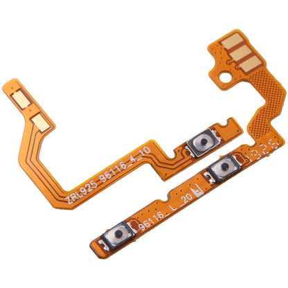 Pour Galaxy A10S, 1 paire de boutons d'alimentation et de boutons de volume, câble flexible