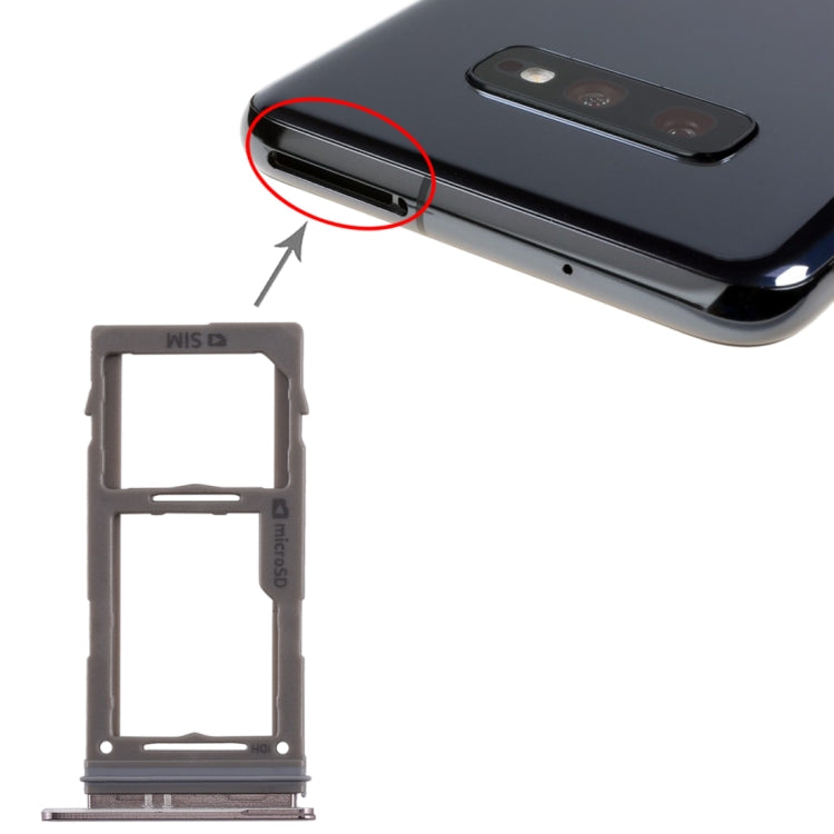 Pour Samsung Galaxy S10+ / S10 / S10e Plateau de carte SIM + Plateau de carte Micro SD