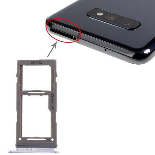 Pour Samsung Galaxy S10+ / S10 / S10e Plateau de carte SIM + Plateau de carte Micro SD