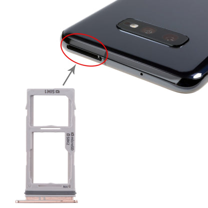 Pour Galaxy S10+ / S10 / S10e Plateau de carte SIM + Plateau de carte SIM / Plateau de carte Micro SD