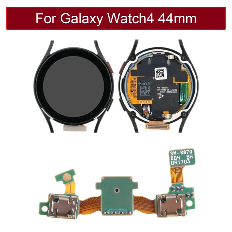 Câble flexible d'alimentation + retour + microphone d'origine pour Samsung Galaxy Watch4 44mm SM-R870 R875