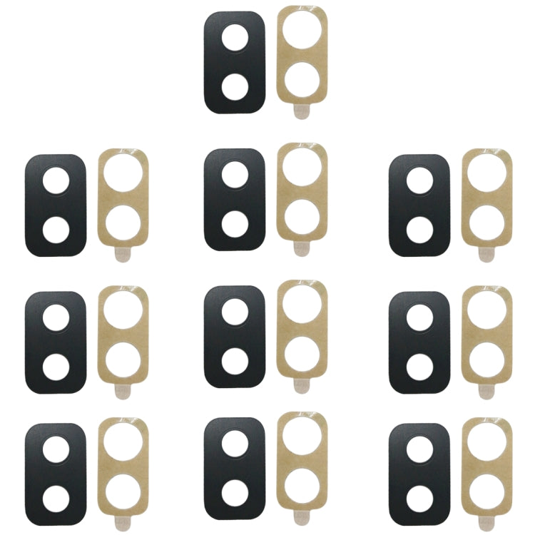 Pour Galaxy J8, J810F/DS, J810Y/DS, J810G/DS 10 pièces objectif de caméra arrière