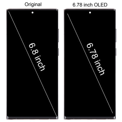 Écran LCD OLED pour Samsung Galaxy S22 Ultra 5G SM-S908U, édition américaine, assemblage complet avec cadre