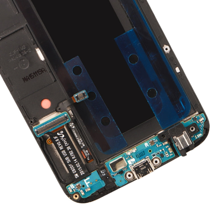 Écran LCD d'origine et numériseur complet avec cadre pour Samsung Galaxy S6 SM-G920F