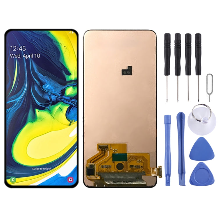 Ensemble complet d'écran LCD et de numériseur d'origine pour Samsung Galaxy A80