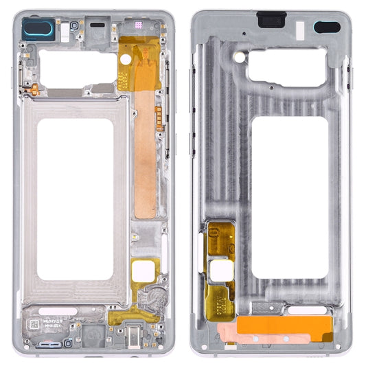 Pour Samsung Galaxy S10 +, plaque de cadre central avec touches latérales