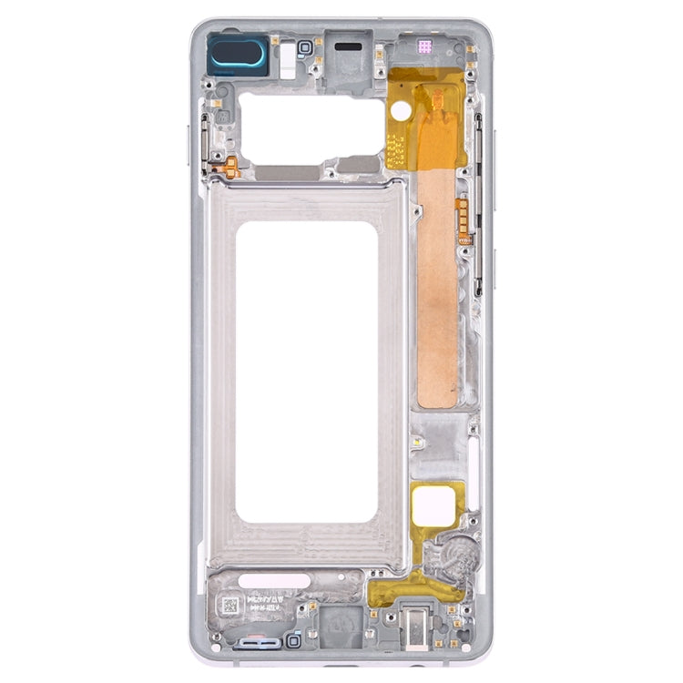 Pour Samsung Galaxy S10 +, plaque de cadre central avec touches latérales