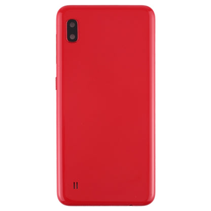 Pour Galaxy A10 SM-A105F/DS, SM-A105G/DS Couvercle arrière de la batterie avec objectif d'appareil photo et touches latérales