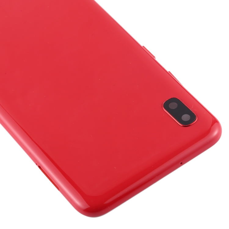 Pour Galaxy A10 SM-A105F/DS, SM-A105G/DS Couvercle arrière de la batterie avec objectif d'appareil photo et touches latérales