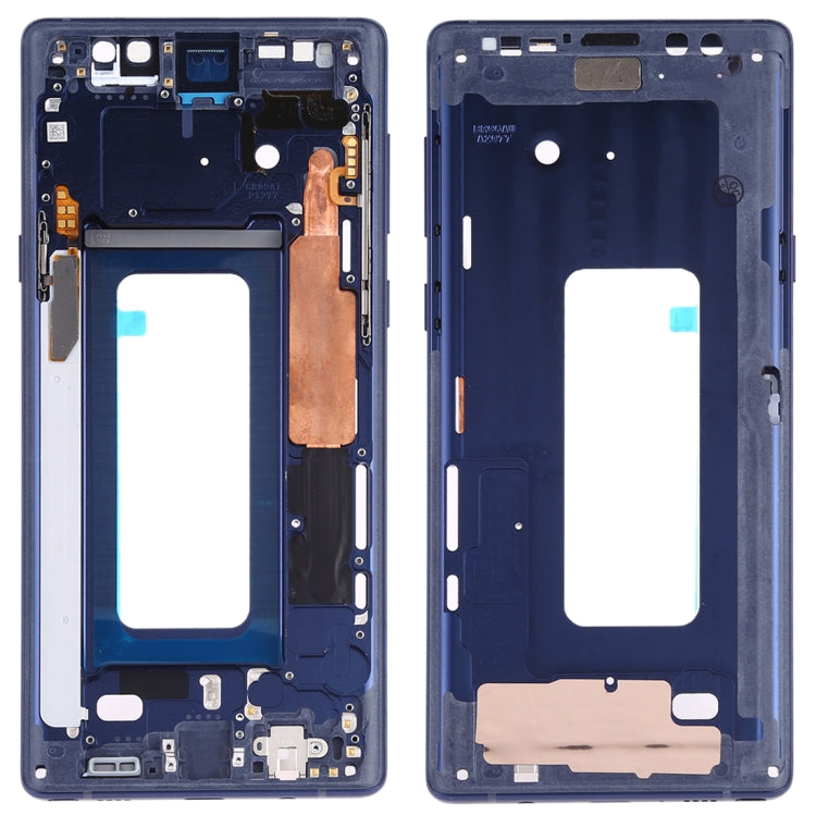 Plaque de cadre central avec touches latérales, pour Samsung Galaxy Note9 SM-N960F/DS, SM-N960U, SM-N9600/DS